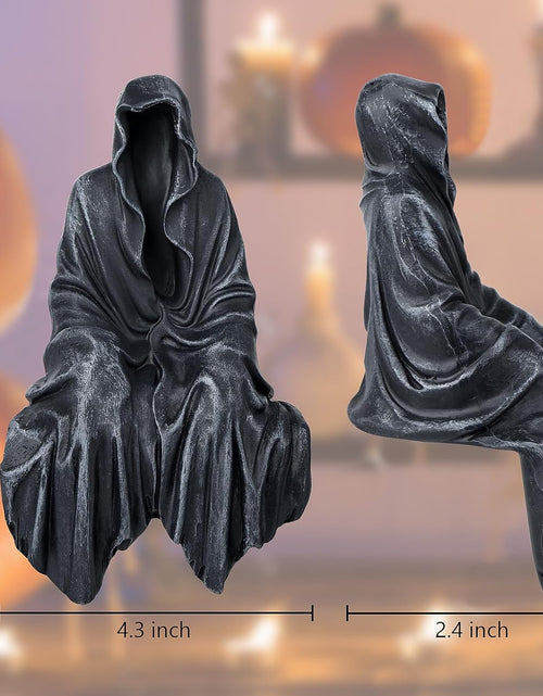 Load image into Gallery viewer, Resin Tabletop Gothic Decor Sitting Statue 5.1 Inch
