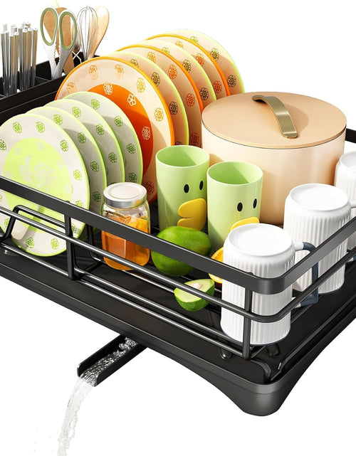 Load image into Gallery viewer, Dish Drying Rack - Stainless Steel Dish Rack for Kitchen Counter
