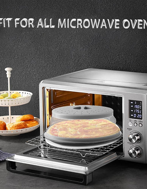 Load image into Gallery viewer, Collapsible Microwave Cover for Food Microwave Splatter Cover
