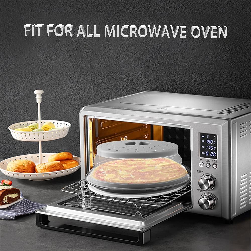 Collapsible Microwave Cover for Food Microwave Splatter Cover