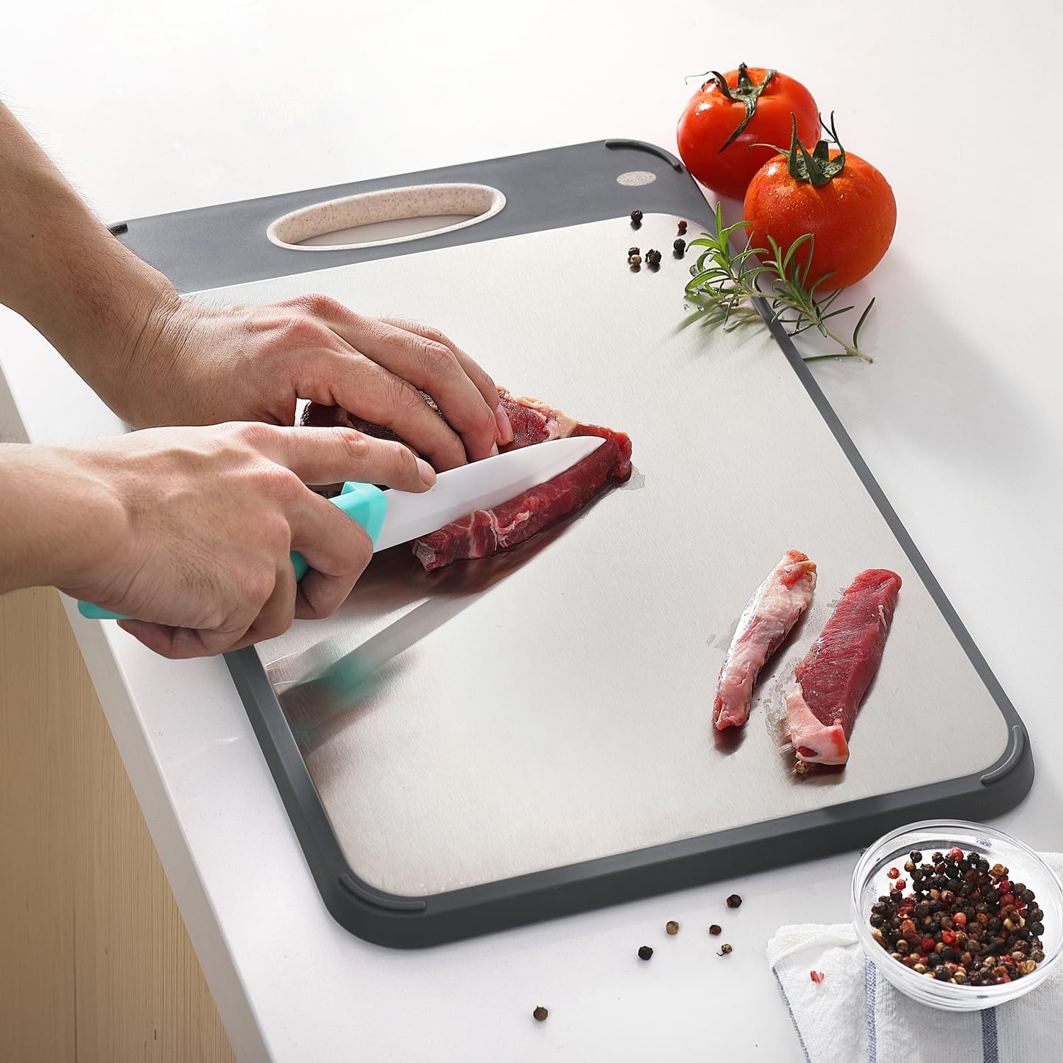 Cutting Board for Kitchen Double Sided 14’’×9.6’’