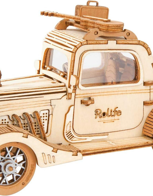 Load image into Gallery viewer, 3D Wooden Puzzles Retro Car Model - Collectibles Wooden Model Kits
