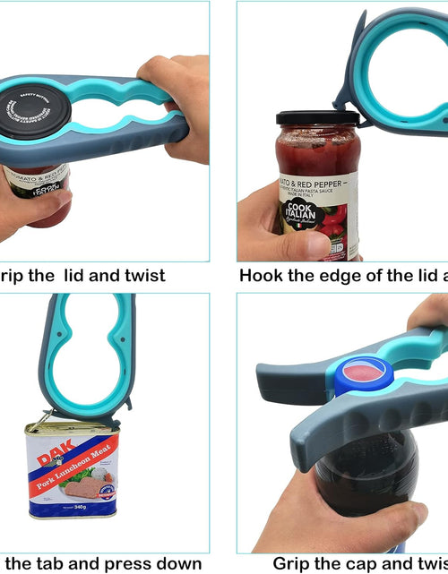 Load image into Gallery viewer, Jar Opener Bottle Opener and Can Opener
