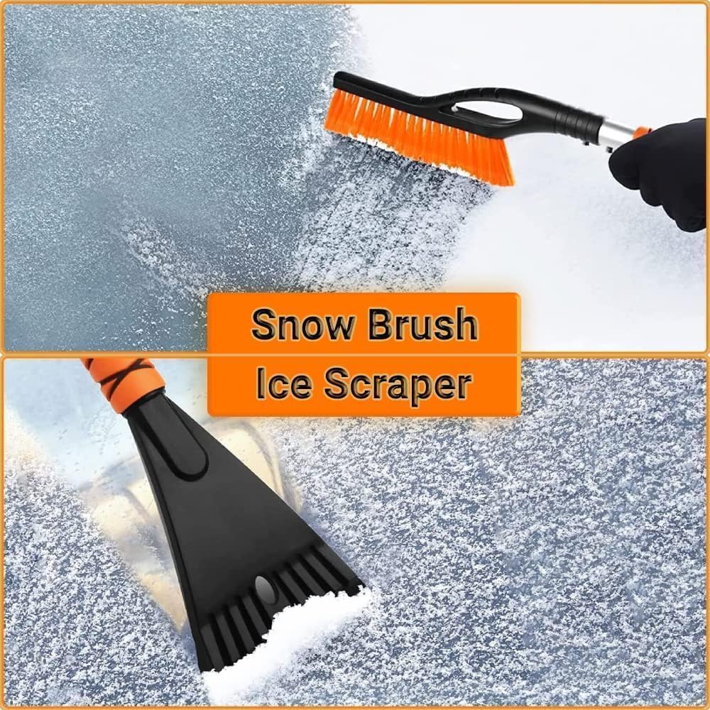 27 Inch, Ice Scrapers for Car Windshield, Detachable Snow Removal Tool