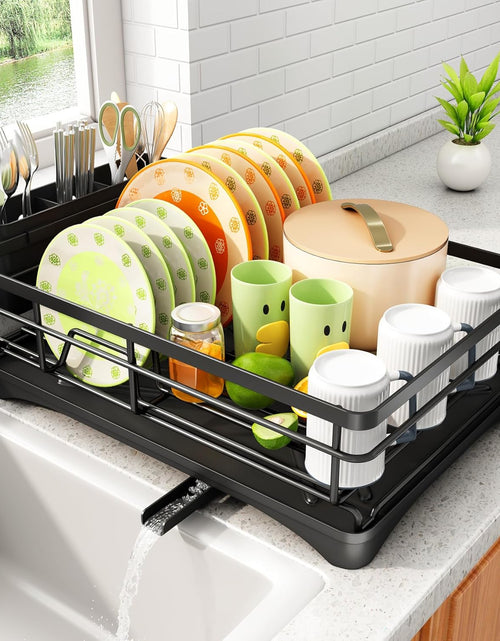 Load image into Gallery viewer, Dish Drying Rack - Stainless Steel Dish Rack for Kitchen Counter
