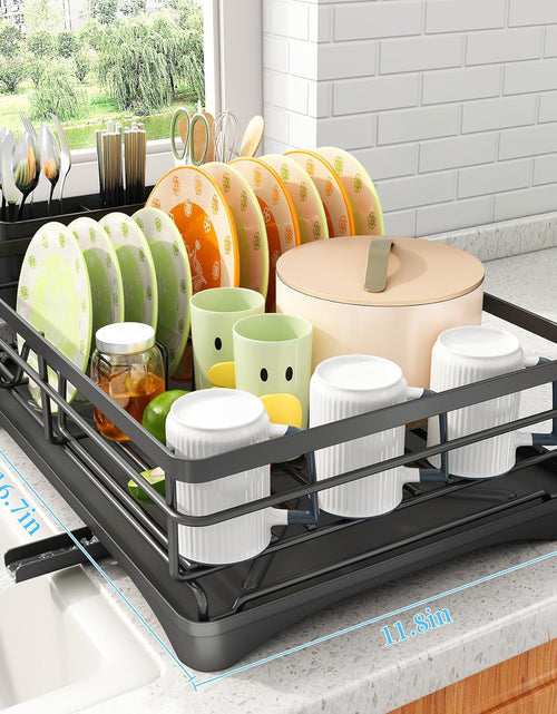 Load image into Gallery viewer, Dish Drying Rack - Stainless Steel Dish Rack for Kitchen Counter
