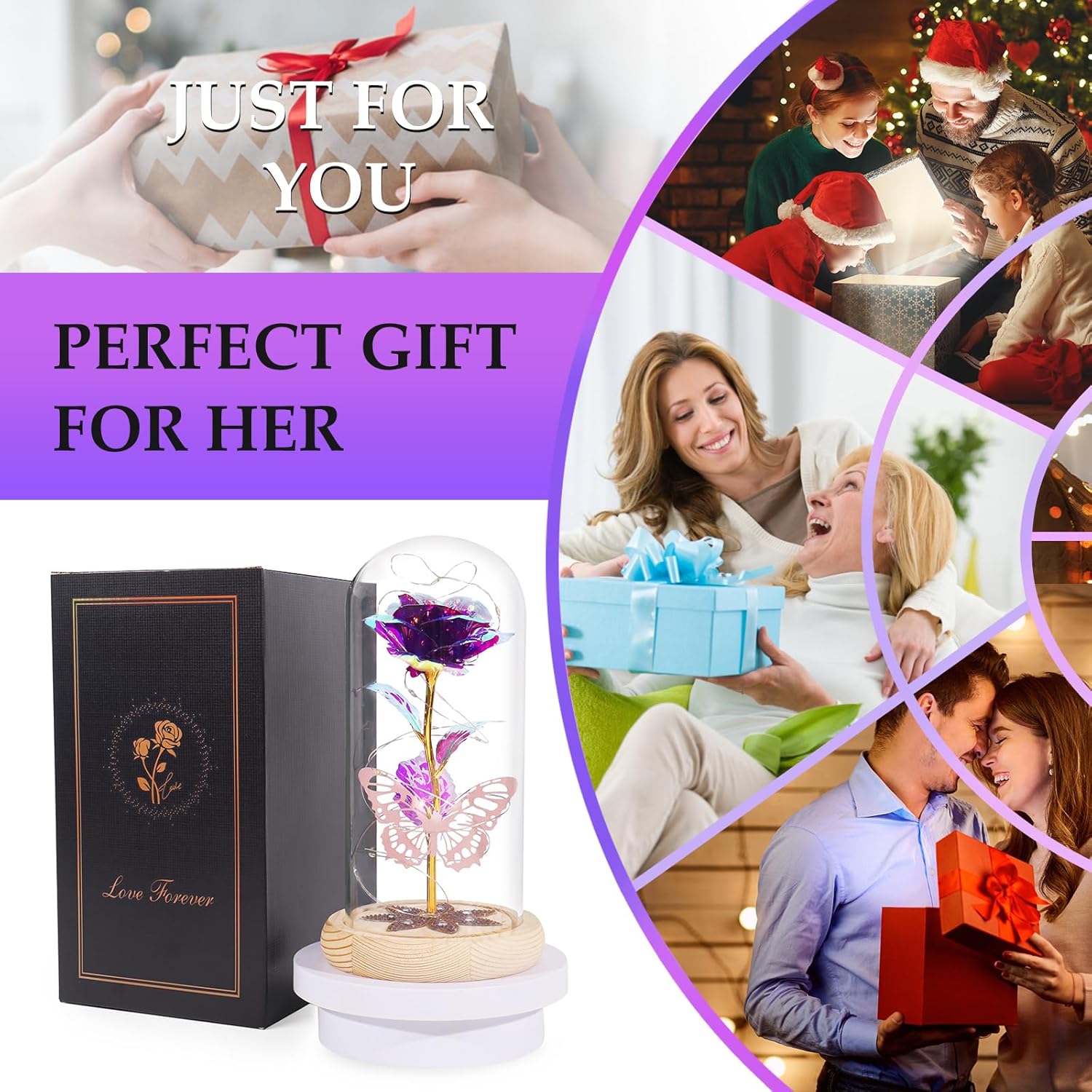 Valentines Day Gifts for Her, Mom Birthday Gifts for Grandma Sister Wife Friends