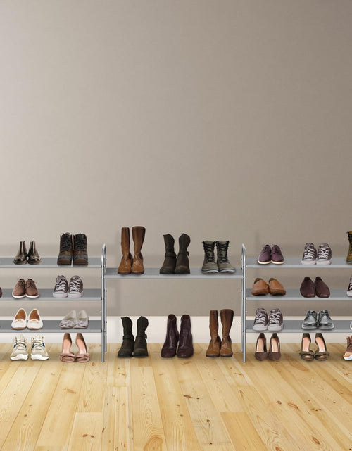 Load image into Gallery viewer, 3-Tier Shoe Rack Storage Organizer, Grey
