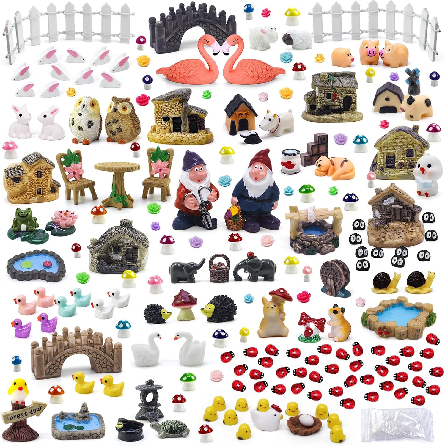 200 Pieces Fairy Garden Accessories, Fairy Garden Kit