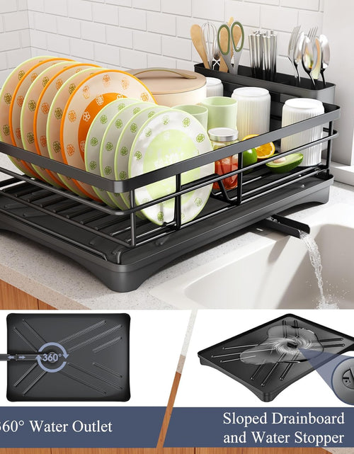 Load image into Gallery viewer, Dish Drying Rack - Stainless Steel Dish Rack for Kitchen Counter
