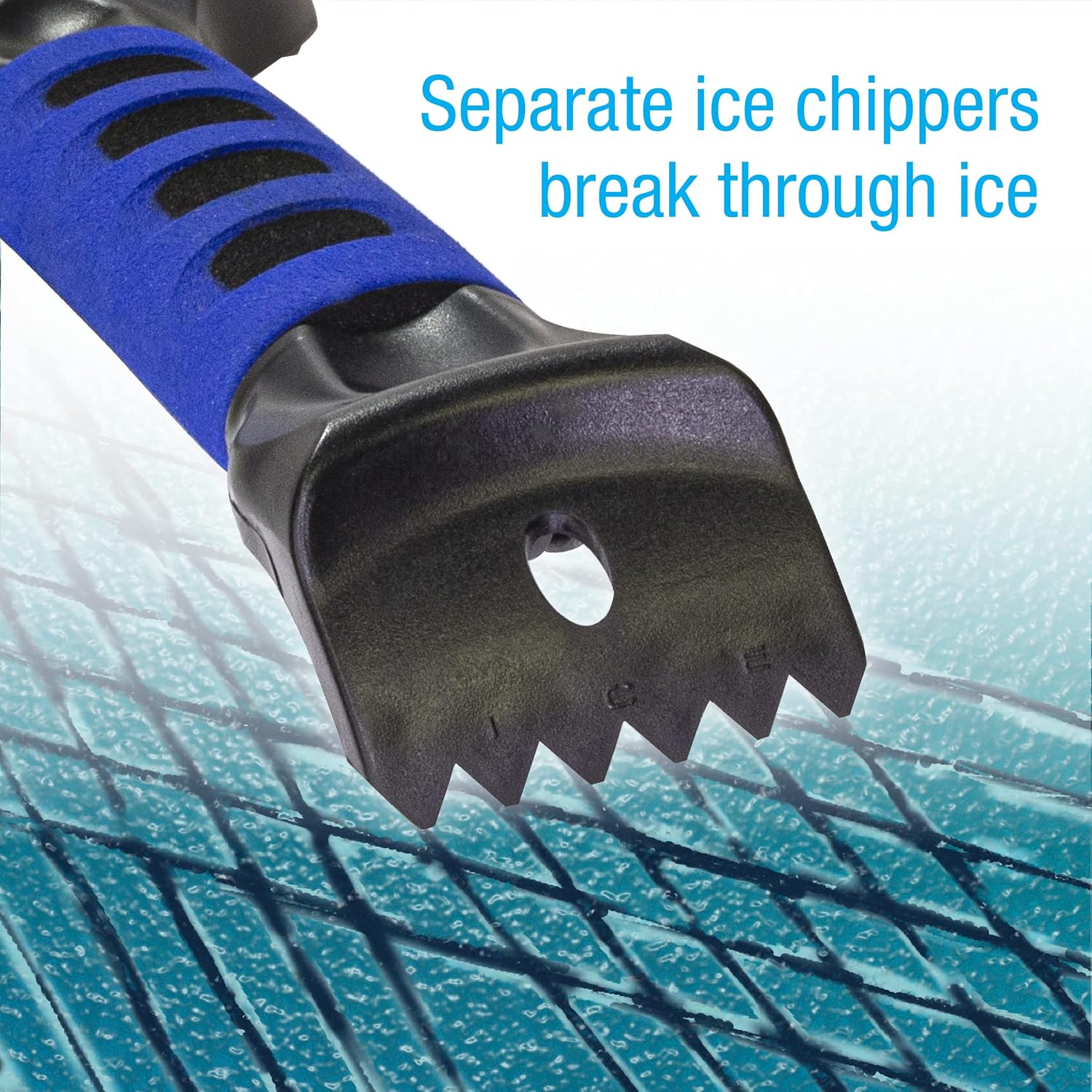 16621 Ice Crusher Ice Scraper (Colors May Vary)