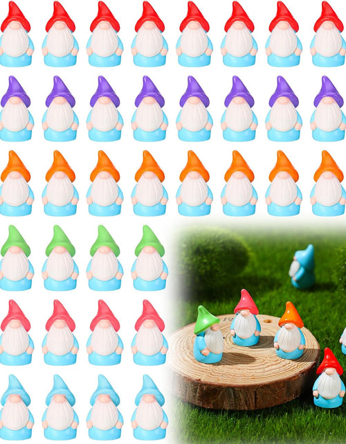 Load image into Gallery viewer, Mini Resin Gnomes Fairy Resin Statues for Landscape Outdoor Patio Yard Lawn
