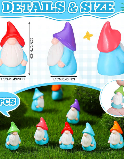 Load image into Gallery viewer, Mini Resin Gnomes Fairy Resin Statues for Landscape Outdoor Patio Yard Lawn
