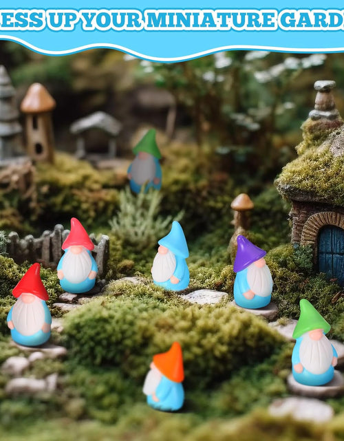 Load image into Gallery viewer, Mini Resin Gnomes Fairy Resin Statues for Landscape Outdoor Patio Yard Lawn
