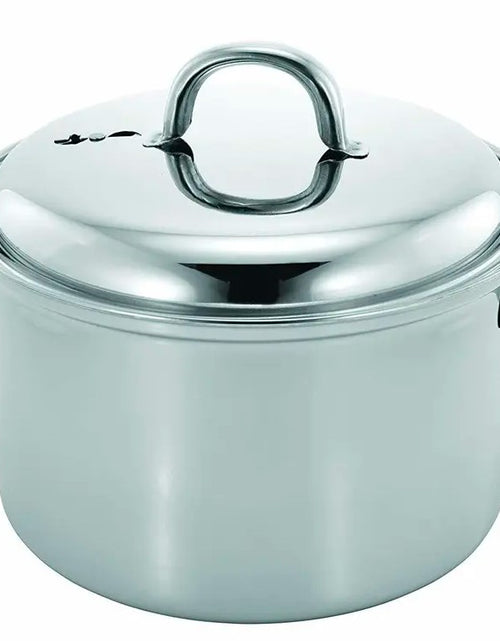 Load image into Gallery viewer, Stainless Steel Kitchen Stove Top With Steamer For Rice Vegetables 4 Quarts
