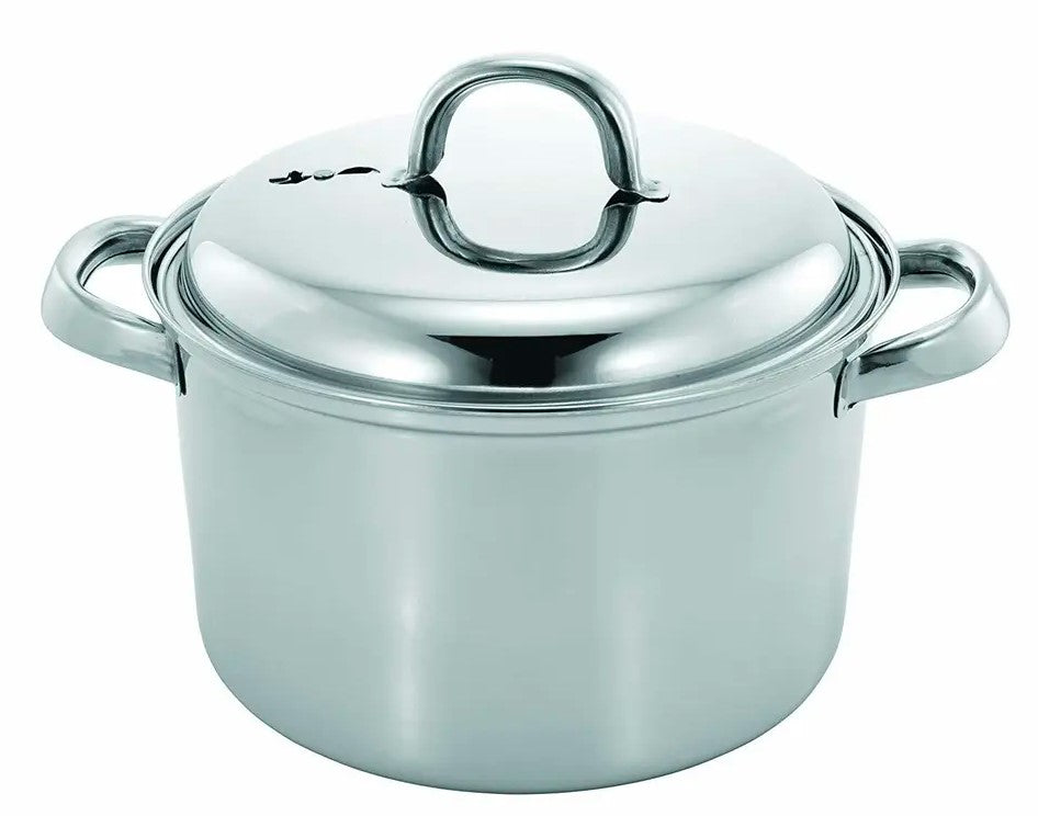 Stainless Steel Kitchen Stove Top With Steamer For Rice Vegetables 4 Quarts