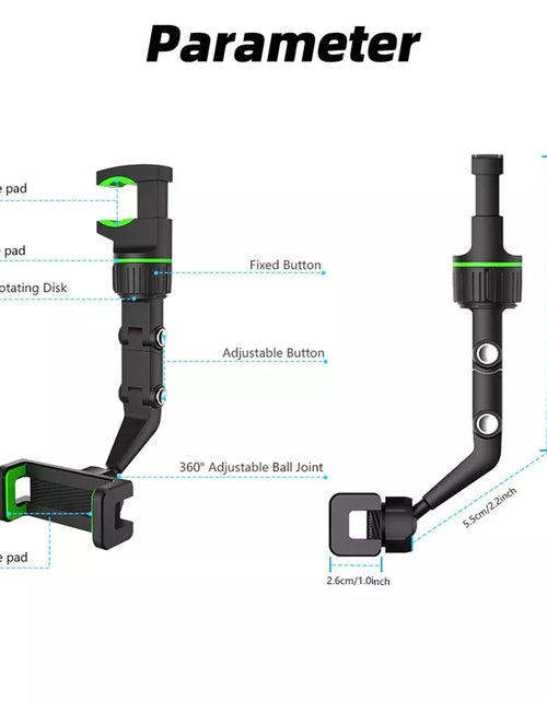 Load image into Gallery viewer, 360° Rotatable Car Phone Mount Holder Car Accessories Universal For Cell Phone
