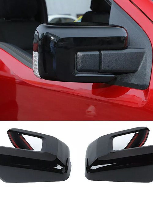 Load image into Gallery viewer, Door Handles &amp; Rearview Mirror Cover Trim For 2021+ Ford F150 Black Accessories
