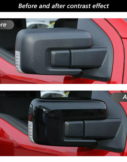 Load image into Gallery viewer, Door Handles &amp; Rearview Mirror Cover Trim For 2021+ Ford F150 Black Accessories
